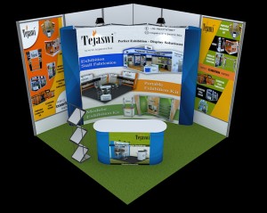 Shell Scheme Portable Exhibition Combo Kit- TD2S-02