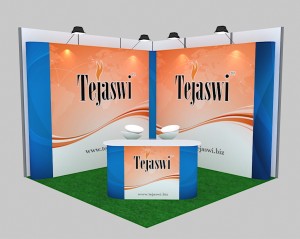 Shell Scheme Portable Exhibition Combo Kit- TD2S-01